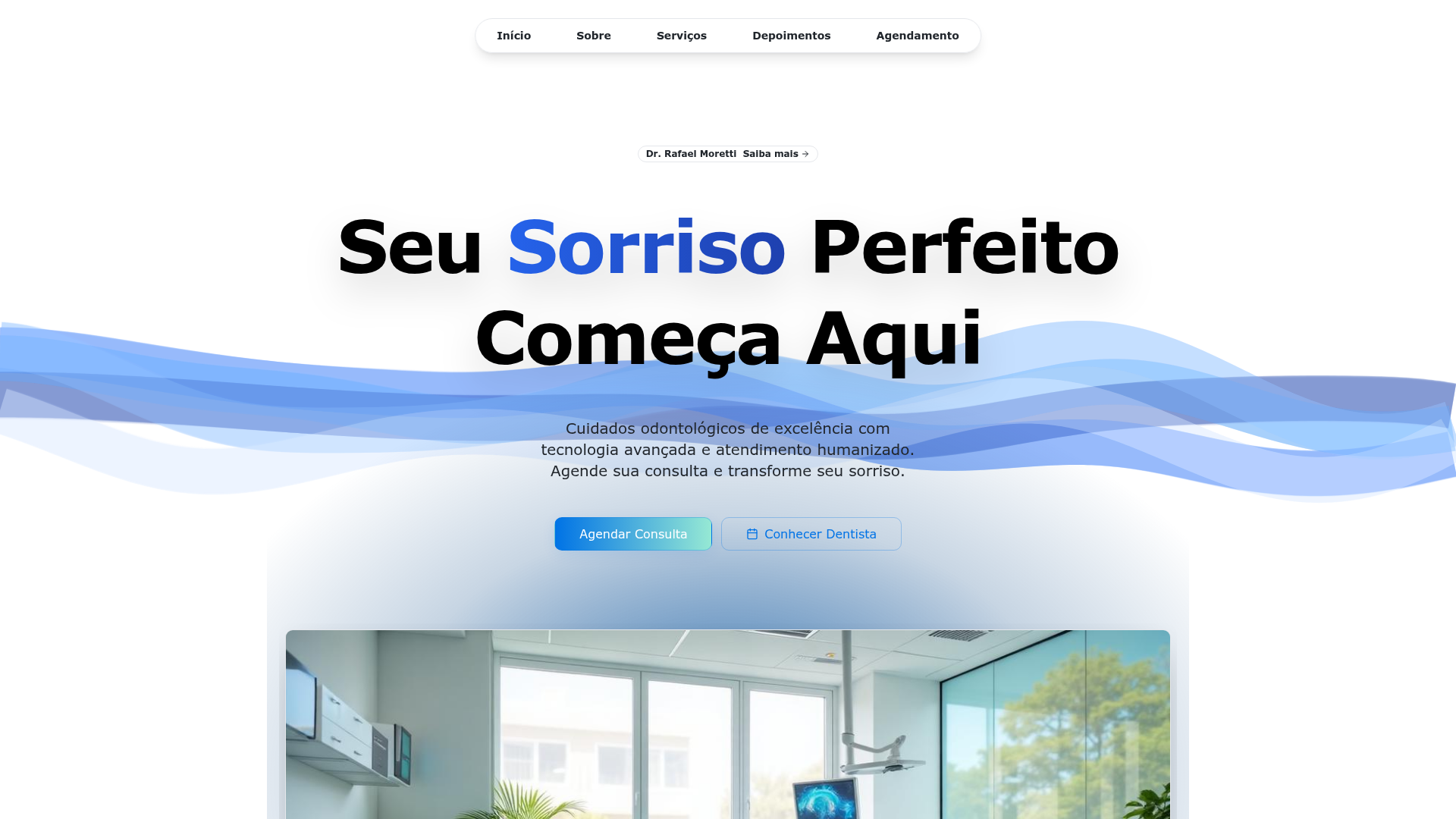Site Dental Shine desenvolvido pela MAVRON